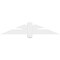 Ekena Millwork Redmond Architectural Grade PVC Gable Bracket, 48"W x 10"H x 2"D x 4"F, 5/12 Pitch GBP048X10X0204RED00 - alternate 4